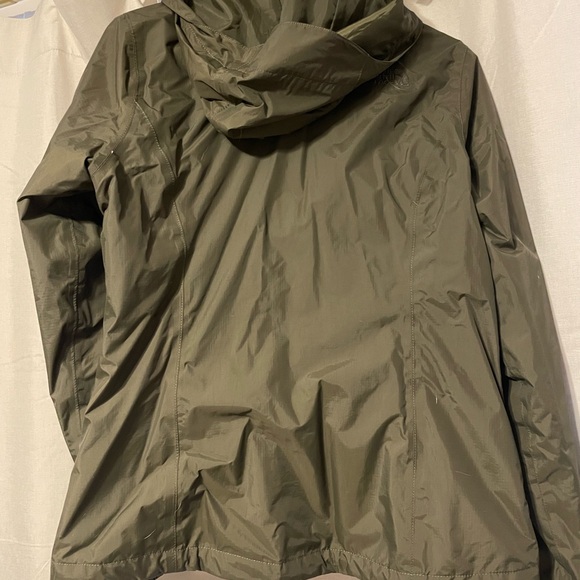 North Face Raincoat | Medium, Olive Green - Picture 2 of 4